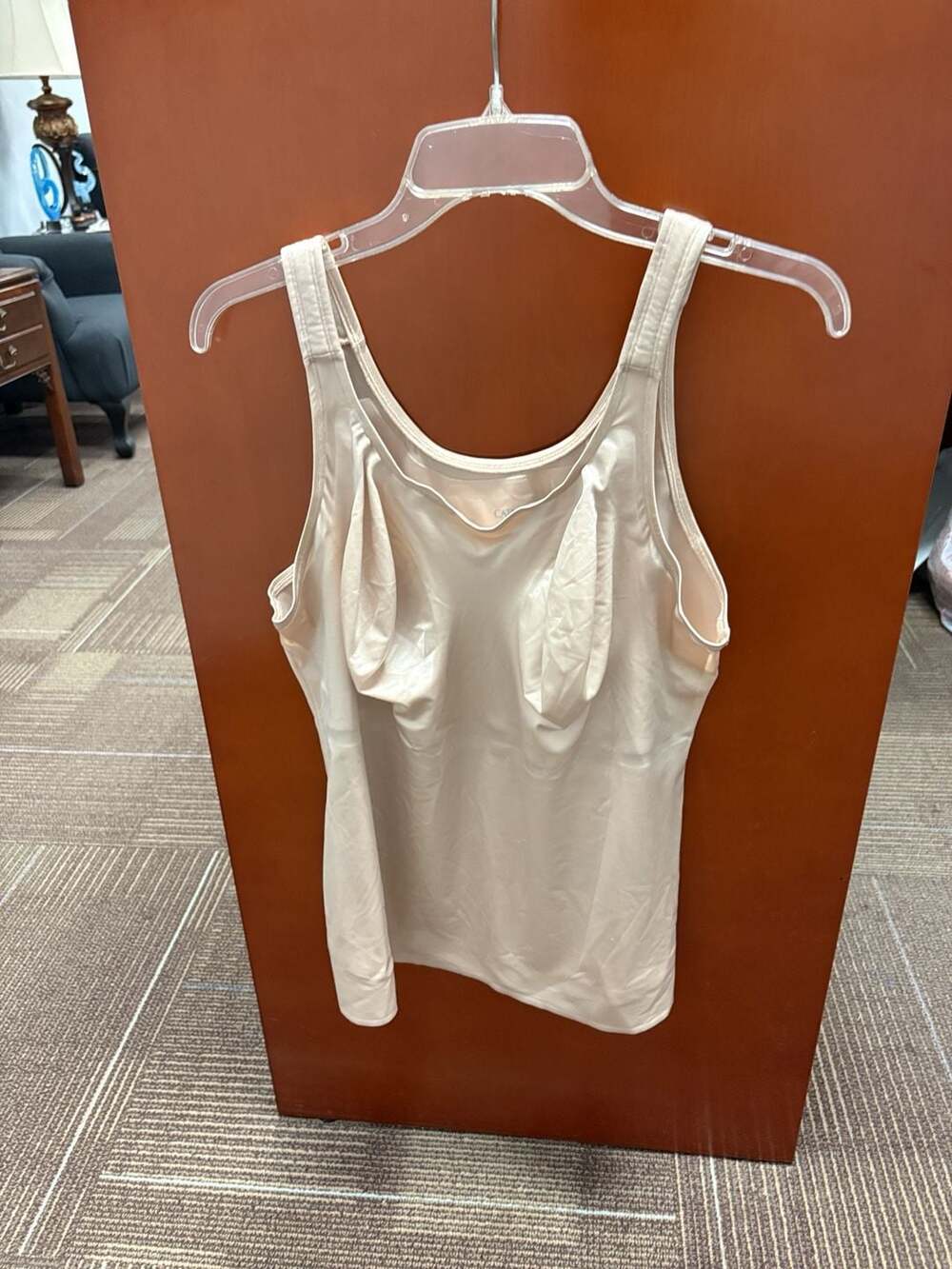 Catherines Intimates Cami Shapewear Size 46 Beige Nylon Spandex
